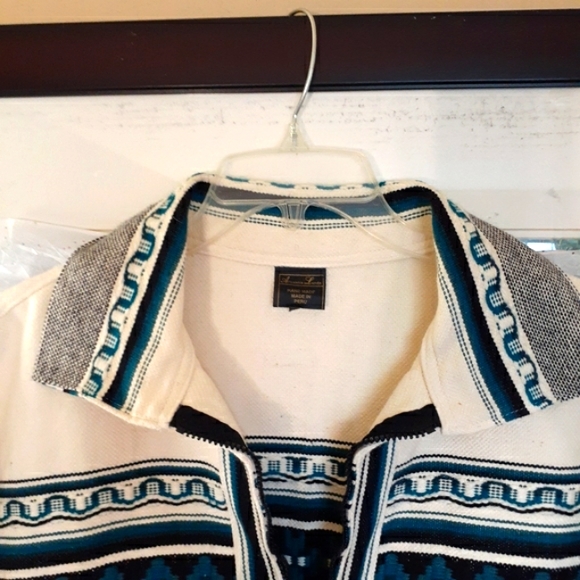 Boho Patchwork Peruvian Artisan Ethnic Jacket - Picture 5 of 5